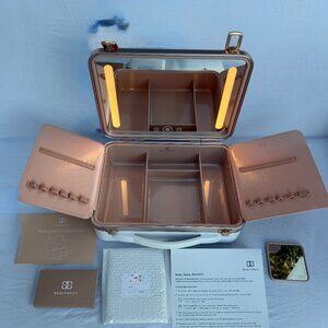 Beautiefect NIB White Luxury Makeup Box